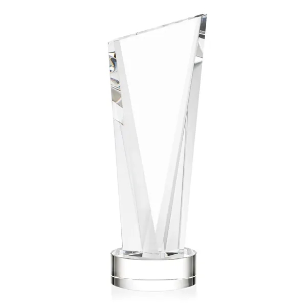 The Optical Crystal Plymouth Award features a beautiful slanted top and... from ASI 84592 St Regis Group / St Regis