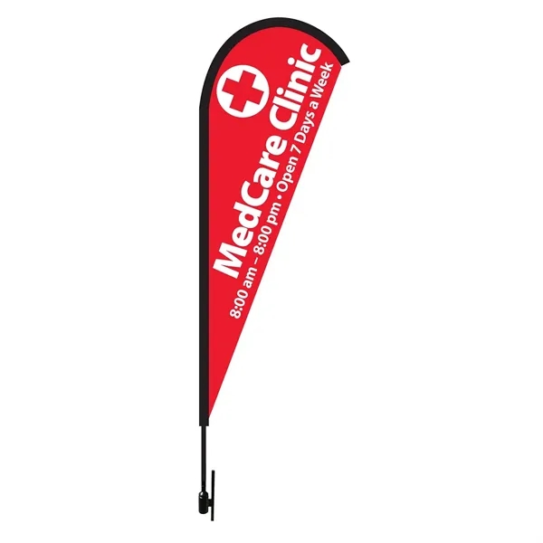 11-FT teardrop flag kit with pole, ground stakes and nylon carry... from ASI 90807 Tekweld