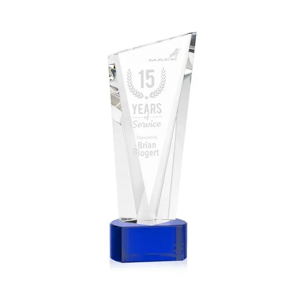 The Optical Crystal Plymouth Award features a beautiful slanted top and... from ASI 84592 St Regis Group / St Regis