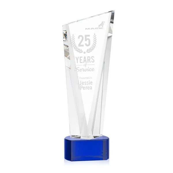 The Optical Crystal Plymouth Award features a beautiful slanted top and... from ASI 84592 St Regis Group / St Regis