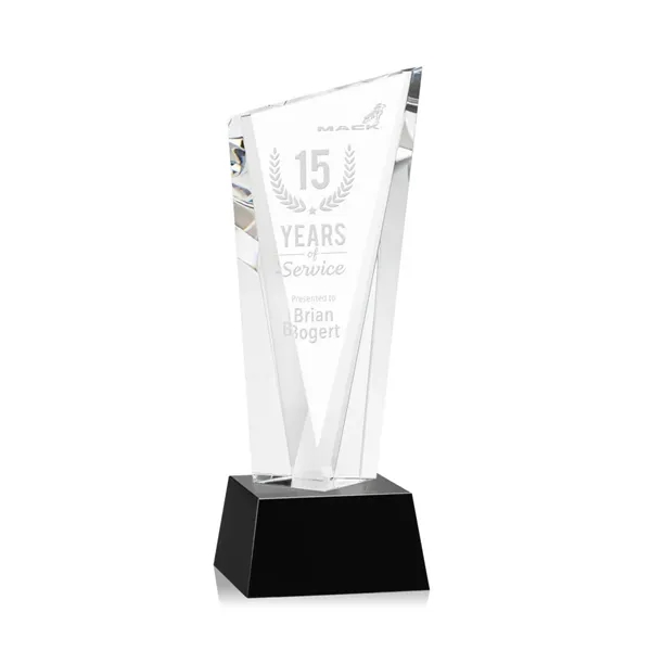The Optical Crystal Plymouth Award features a beautiful slanted top and... from ASI 84592 St Regis Group / St Regis