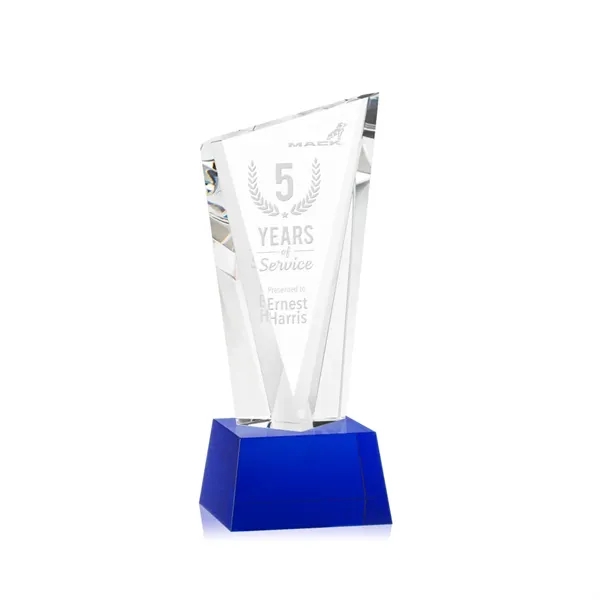 The Optical Crystal Plymouth Award features a beautiful slanted top and... from ASI 84592 St Regis Group / St Regis