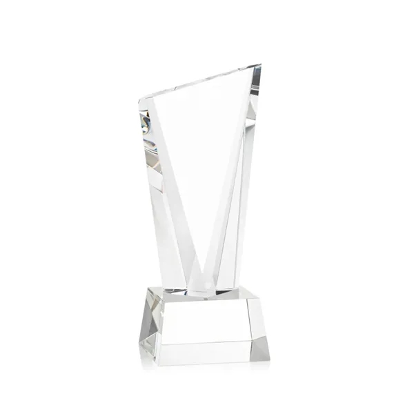 The Optical Crystal Plymouth Award features a beautiful slanted top and... from ASI 84592 St Regis Group / St Regis