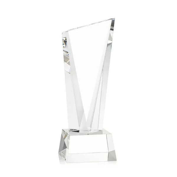 The Optical Crystal Plymouth Award features a beautiful slanted top and... from ASI 84592 St Regis Group / St Regis