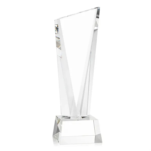 The Optical Crystal Plymouth Award features a beautiful slanted top and... from ASI 84592 St Regis Group / St Regis