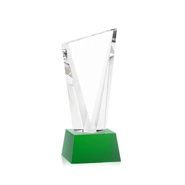 The Optical Crystal Plymouth Award features a beautiful slanted top and... from ASI 84592 St Regis Group / St Regis