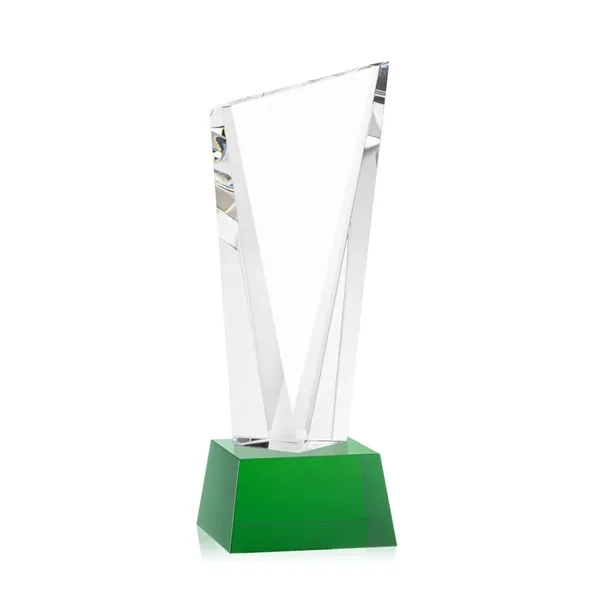 The Optical Crystal Plymouth Award features a beautiful slanted top and... from ASI 84592 St Regis Group / St Regis