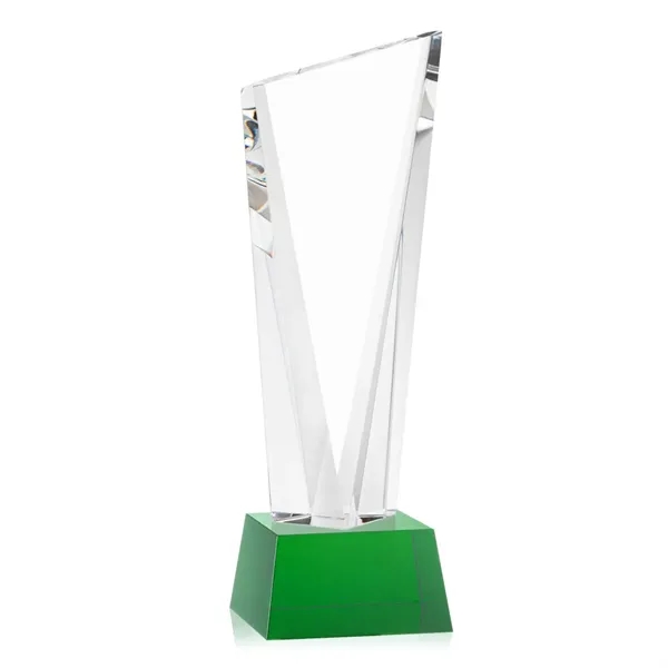 The Optical Crystal Plymouth Award features a beautiful slanted top and... from ASI 84592 St Regis Group / St Regis