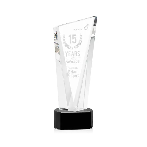 The Optical Crystal Plymouth Award features a beautiful slanted top and... from ASI 84592 St Regis Group / St Regis