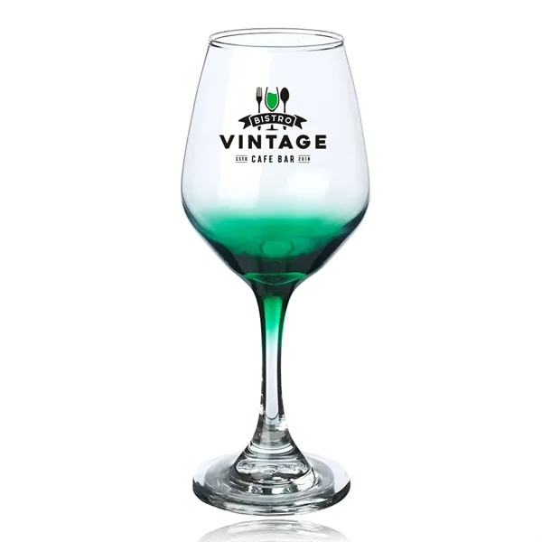 11 oz. glass wine goblet with color hue pop in the... from ASI 39552 BEL Promo
