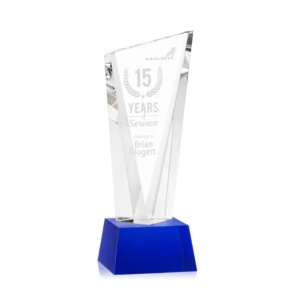 The Optical Crystal Plymouth Award features a beautiful slanted top and... from ASI 84592 St Regis Group / St Regis