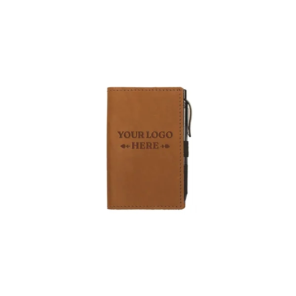 Full-grain leather field notebook cover with included insert. Customize with a... from ASI 75126 Oowee Products