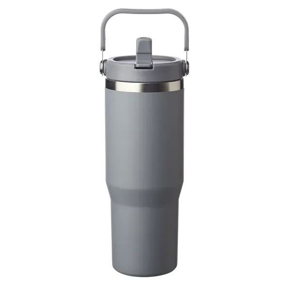30 oz. double wall insulated stainless steel travel mug with handle,... from ASI 39552 BEL Promo