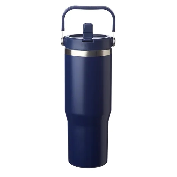 30 oz. double wall insulated stainless steel travel mug with handle,... from ASI 39552 BEL Promo