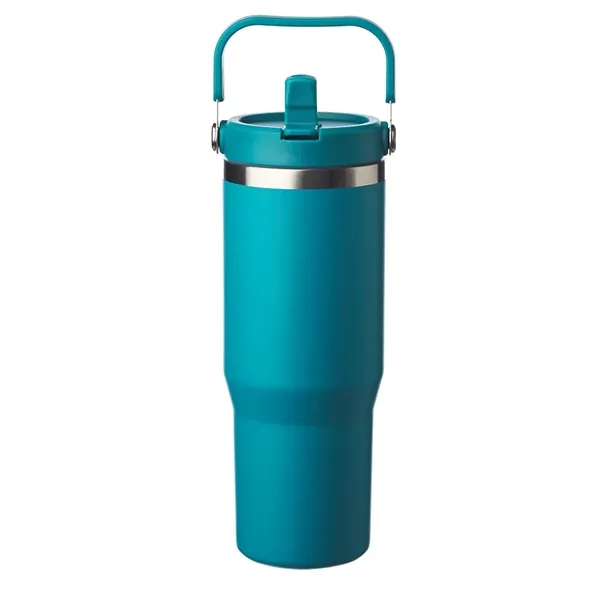 30 oz. double wall insulated stainless steel travel mug with handle,... from ASI 39552 BEL Promo