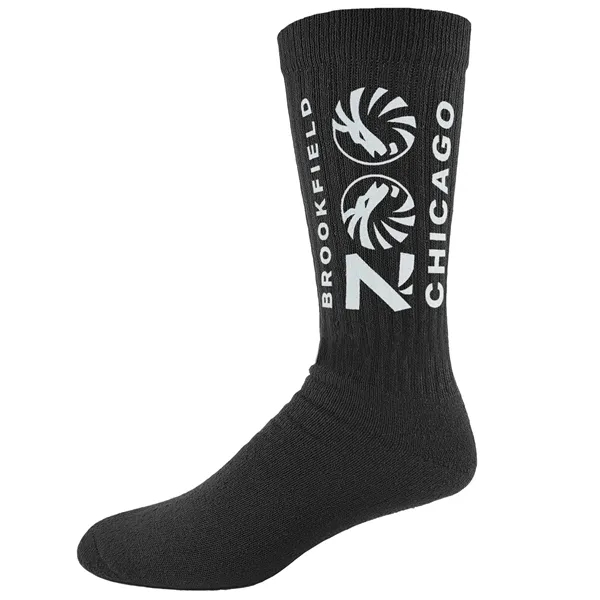 USA Made Unisex crew length cotton socks with full cushion foot... from ASI 90160 Suntex Industries