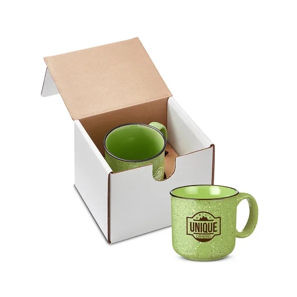 15-ounce campfire mug with a kraft gift box.... from ASI 79530 Prime Line