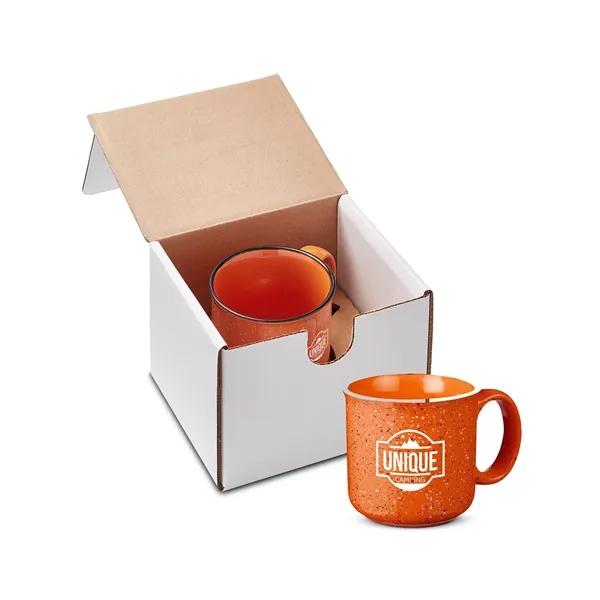 15-ounce campfire mug with a kraft gift box.... from ASI 79530 Prime Line
