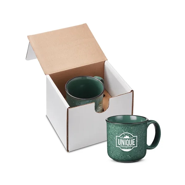 15-ounce campfire mug with a kraft gift box.... from ASI 79530 Prime Line
