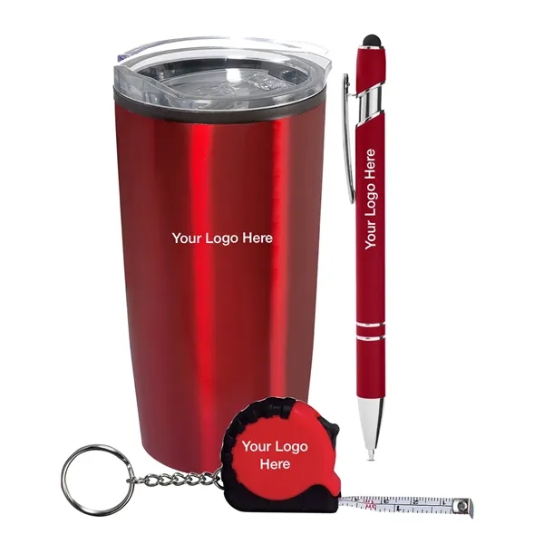 Tumbler, Tape Measure & Pen Set... from ASI 89971 Stuff A Mug