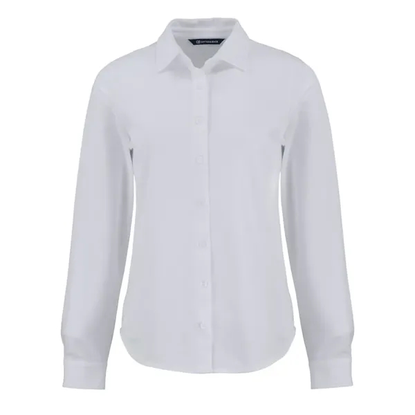 Women's dress shirt with long sleeves and UPF 50+ protection.... from ASI 47965 Cutter & Buck