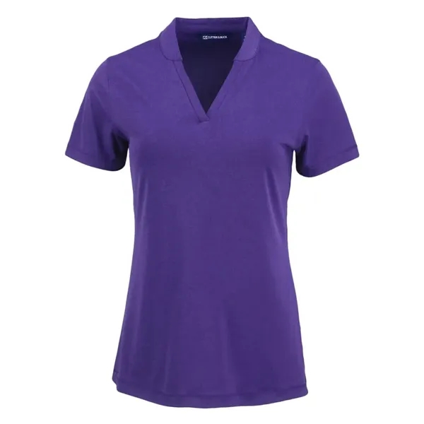 Women's top with short sleeves, matte fabric finish, UPF50+ protection, moisture-wicking... from ASI 47965 Cutter & Buck