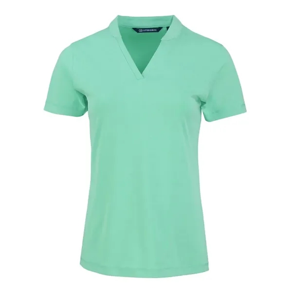 Women's top with short sleeves, matte fabric finish, UPF50+ protection, moisture-wicking... from ASI 47965 Cutter & Buck