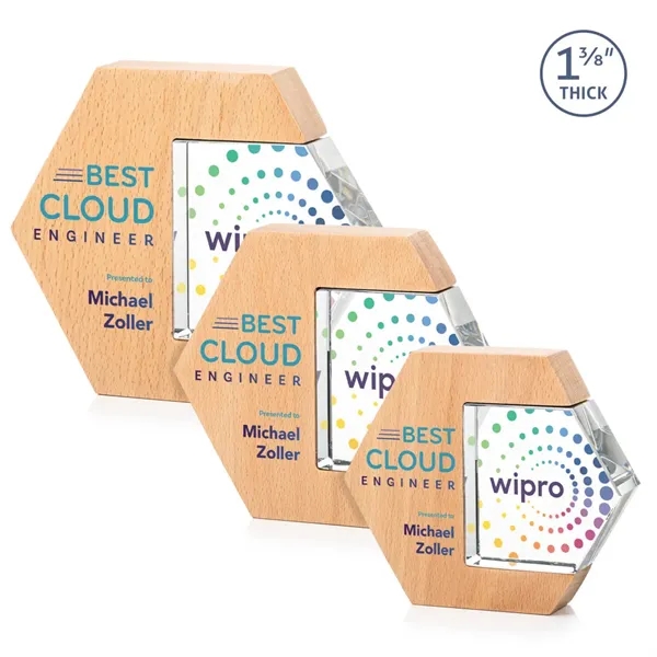 Elevate recognition with our striking Clinton VividPrint™ Award, a fusion of... from ASI 84592 St Regis Group / St Regis
