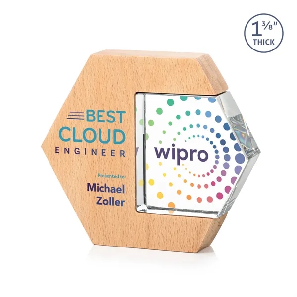 Elevate recognition with our striking Clinton VividPrint™ Award, a fusion of... from ASI 84592 St Regis Group / St Regis