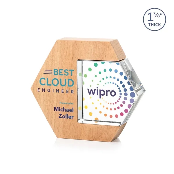 Elevate recognition with our striking Clinton VividPrint™ Award, a fusion of... from ASI 84592 St Regis Group / St Regis