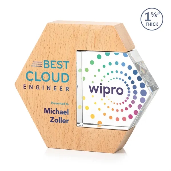 Elevate recognition with our striking Clinton VividPrint™ Award, a fusion of... from ASI 84592 St Regis Group / St Regis