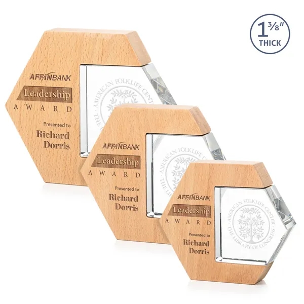 Elevate recognition with our striking Clinton Award, a fusion of modern... from ASI 84592 St Regis Group / St Regis