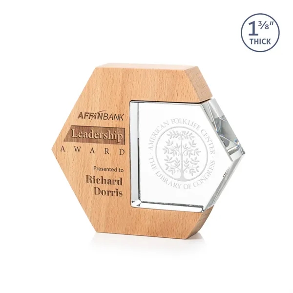 Elevate recognition with our striking Clinton Award, a fusion of modern... from ASI 84592 St Regis Group / St Regis