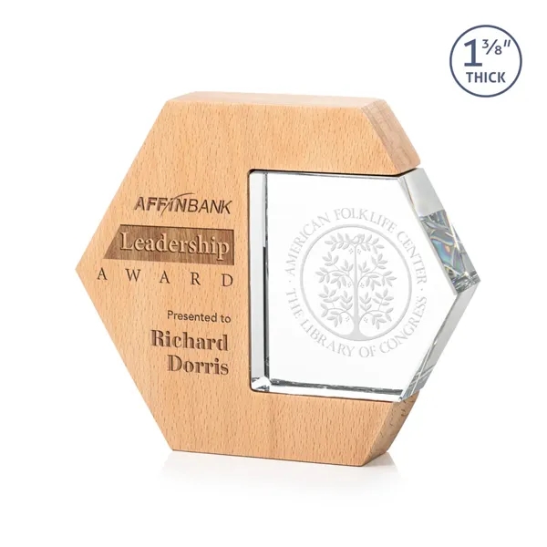 Elevate recognition with our striking Clinton Award, a fusion of modern... from ASI 84592 St Regis Group / St Regis