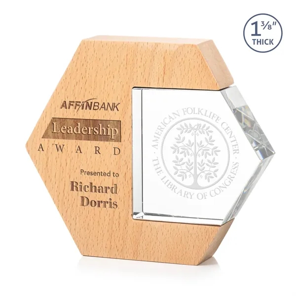 Elevate recognition with our striking Clinton Award, a fusion of modern... from ASI 84592 St Regis Group / St Regis