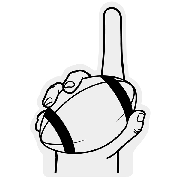 Football Foam Cheering Hand... from ASI 54886 Foamworx / FoamWorx