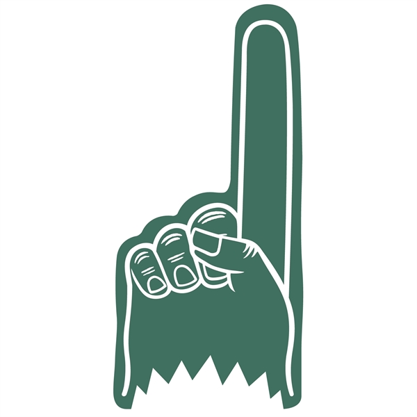 Foam 16" hand, 16" x 7.5" with a slit for hand... from ASI 54886 Foamworx / FoamWorx