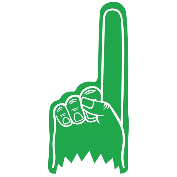 Foam 16" hand, 16" x 7.5" with a slit for hand... from ASI 54886 Foamworx / FoamWorx