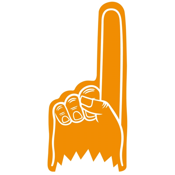 Foam 16" hand, 16" x 7.5" with a slit for hand... from ASI 54886 Foamworx / FoamWorx