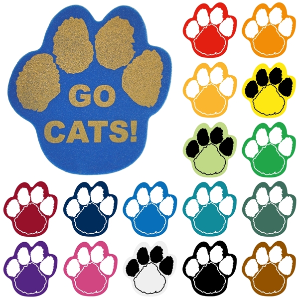 Open cell foam cheering novelty with stock outline design.... from ASI 54886 Foamworx / FoamWorx