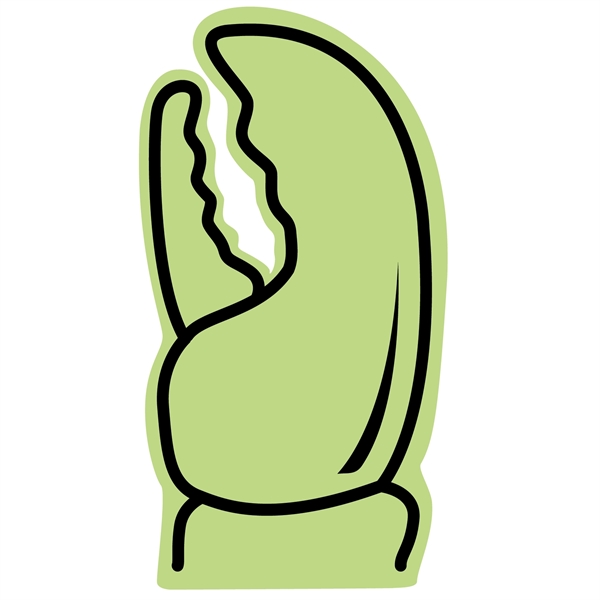 Foam lobster claw shaped hand mitt waver... from ASI 54886 Foamworx / FoamWorx