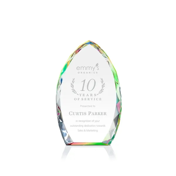 Elegant, prism-shaped optical award designed with beautiful bevels cascading around the... from ASI 84592 St Regis Group / St Regis