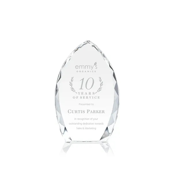 Elegant, prism-shaped optical award designed with beautiful bevels cascading around the... from ASI 84592 St Regis Group / St Regis