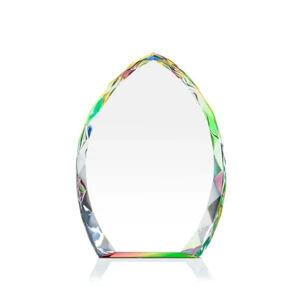 Elegant, prism-shaped optical award designed with beautiful bevels cascading around the... from ASI 84592 St Regis Group / St Regis