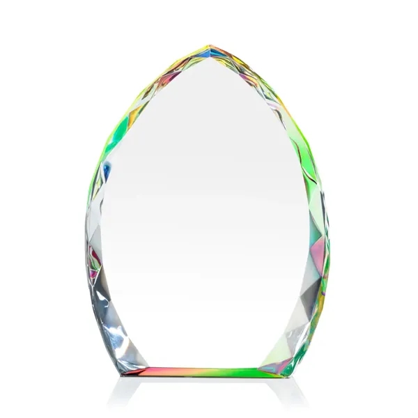 Elegant, prism-shaped optical award designed with beautiful bevels cascading around the... from ASI 84592 St Regis Group / St Regis
