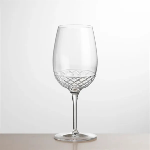 The beautiful cross-hatched diamond pattern of the Naselle series of lead-free... from ASI 84592 St Regis Group