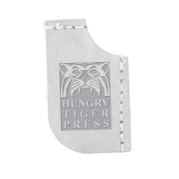 Leather corner bookmark that's offered with customization and multiple color options.... from ASI 88060 Snugz/USA Inc / SnugZ USA®