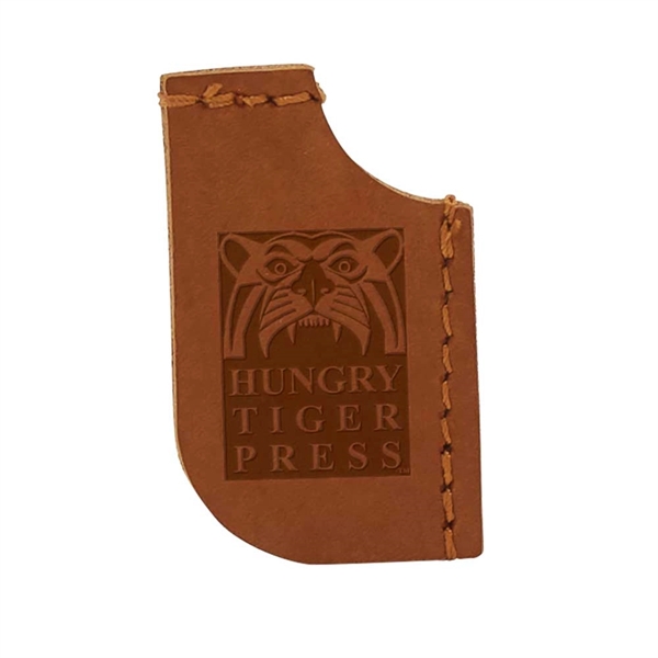 Leather corner bookmark that's offered with customization and multiple color options.... from ASI 88060 Snugz/USA Inc / SnugZ USA®