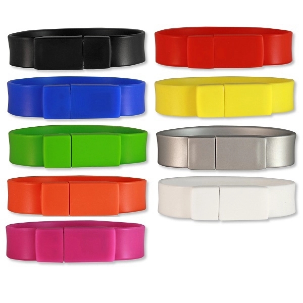 Never leave data behind with this convenient silicone wristband flash drive.... from ASI 93131 US Flash & Technologies LLC