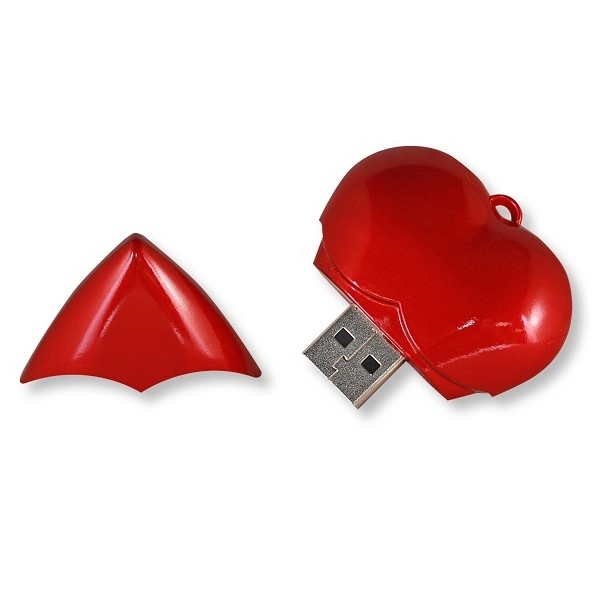 Wear a heart in your pocket with this handy flash drive.... from ASI 93131 US Flash & Technologies LLC